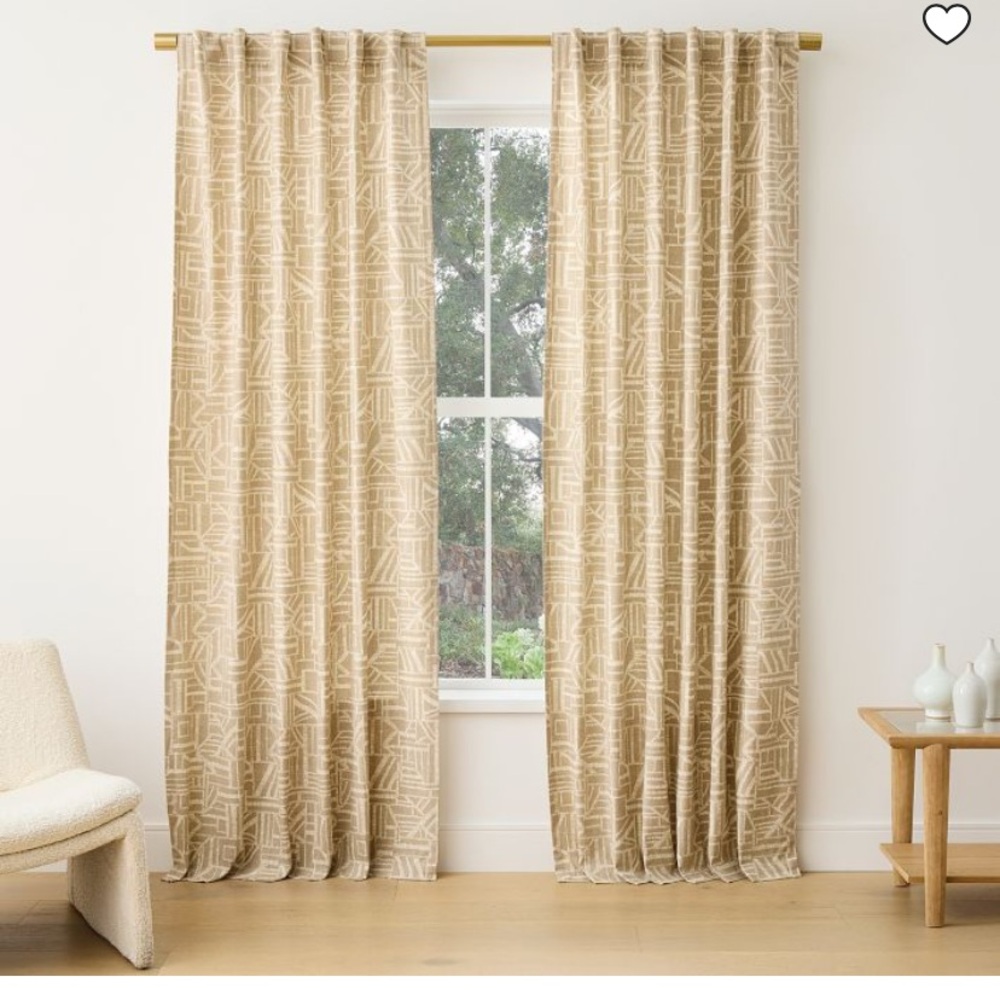West Elm Curtains - NWT